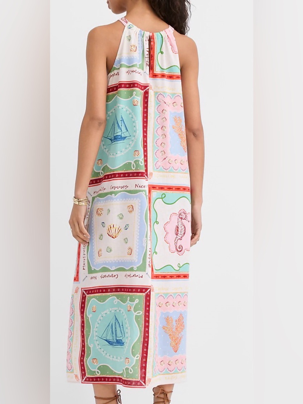 LOFT Riviera Linen Cotton Maxi Dress - Picture 6 of 6